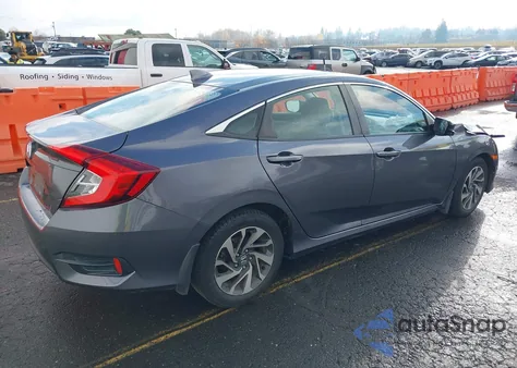 2017 Honda Civic Ex from USA, damaged, VIN 2HGFC2F71HH512800